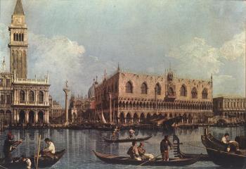 Canaletto : View of the Bacino di San Marco, St Mark's Basin